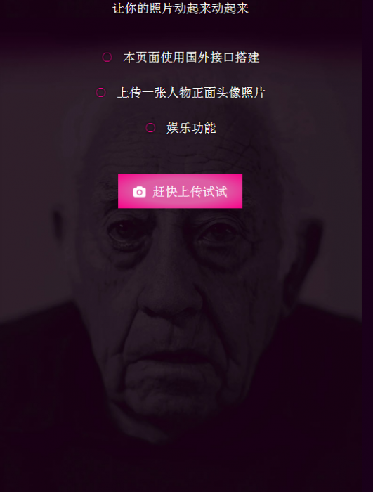 可以让你的照片动起来的网站源码 非常好玩-酷库源码网