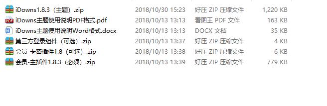 图片[1]-wordpress主题 iDowns V1.8.4 最新版 带会员管理 卡密插件-酷库源码网