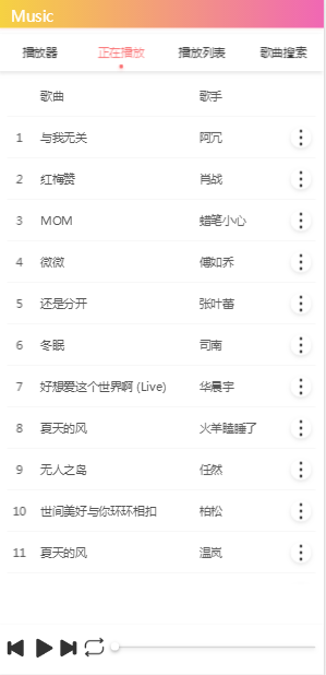 图片[1]-最新可用双端美化版在线音乐播放器网站源码-酷库源码网
