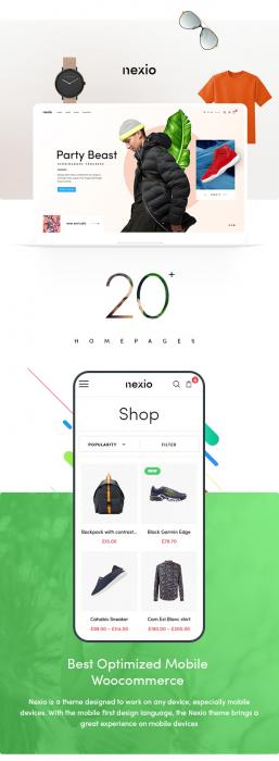 WordPress主题Nexio v1.0.7 时尚服装WooCommerce商店主题-酷库源码网