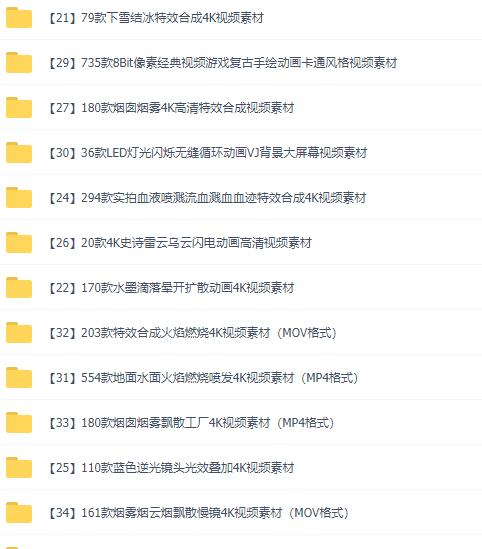 【扣绿幕特效】非常全的4063套视频特效素材分享-酷库源码网