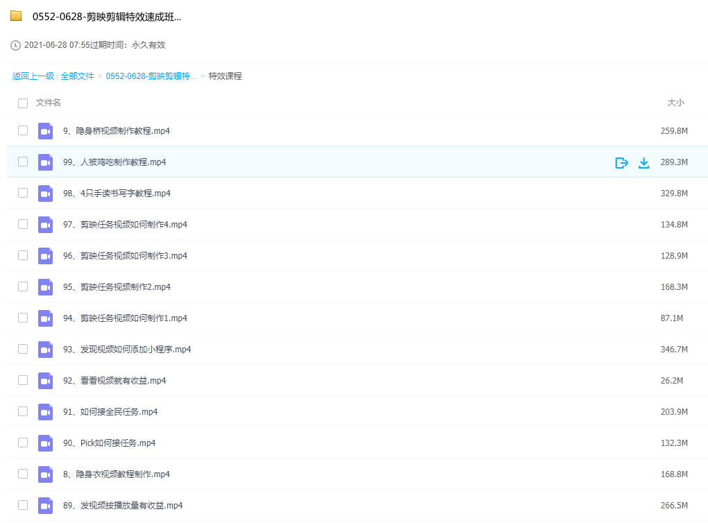剪映剪辑特效速成班教你如何使用剪映制作小视频-酷库源码网