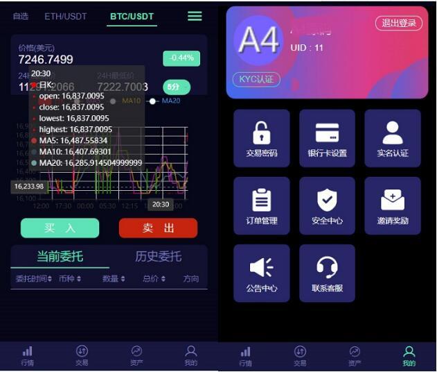 图片[5]-【亲测】最新lEO数值资产系统某平台2021新版 c2c币数值合约交易平台自动撮合松机器人功能-酷库源码网