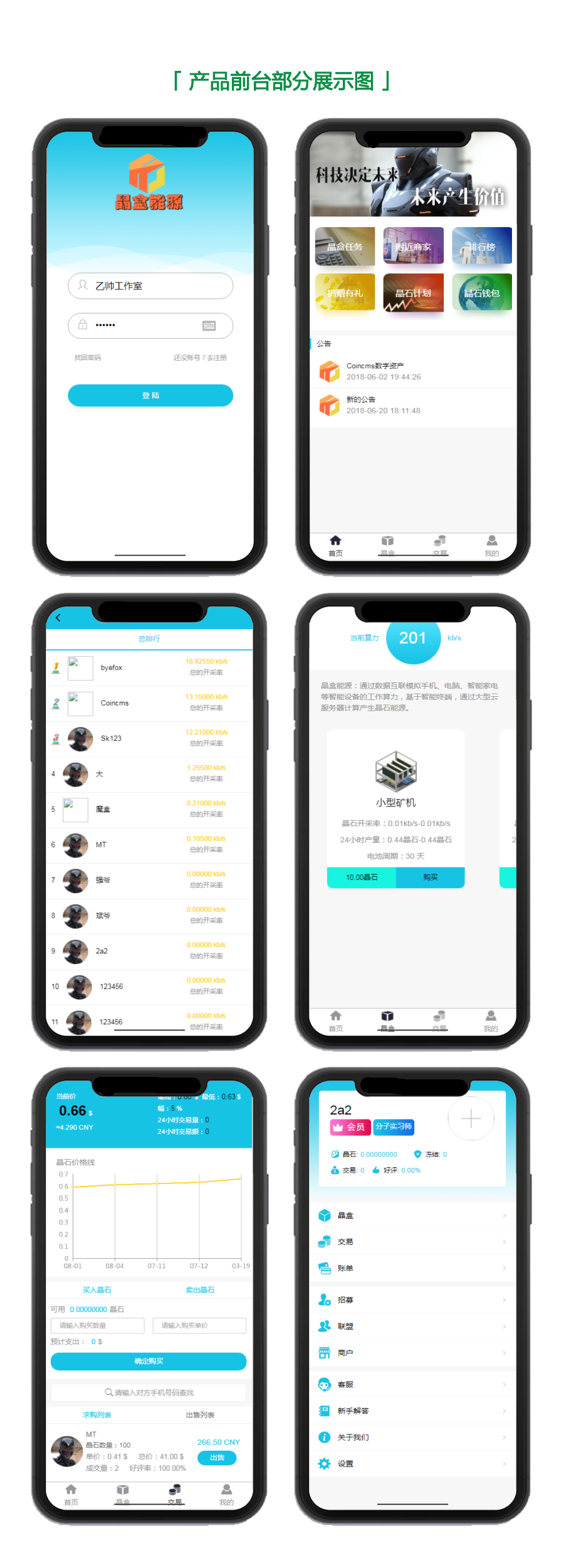 【Thinkphp魔晶挖矿区块链】运营版+晶盒数字资产交易超级能源新应用+矿机市场开源-酷库源码网