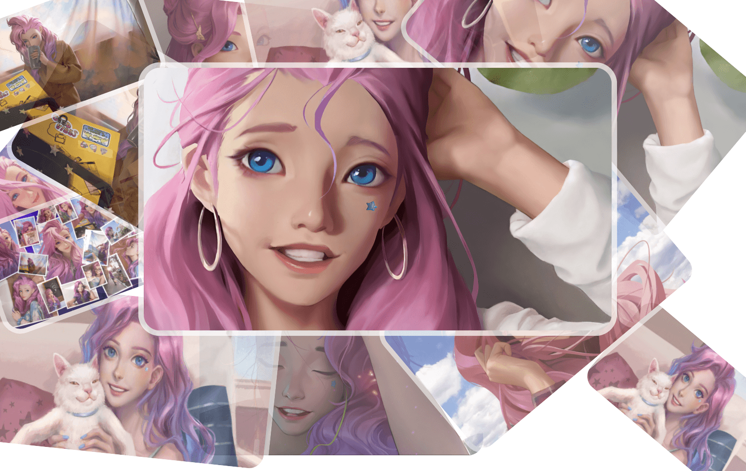 个人相册图片墙HTML源码-酷库源码网