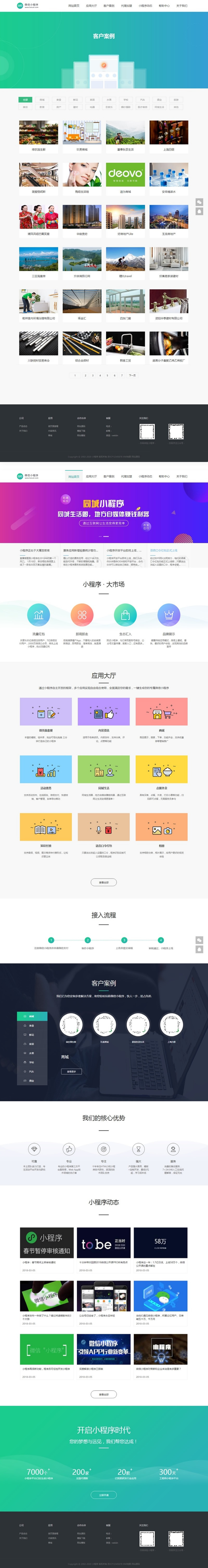 微信小程序开发代理展示销售网站源码（手机同步）产品介绍-酷库源码网