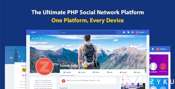 Sngine – 终极PHP社交网络平台 v3.4 带手机APP-酷库源码网