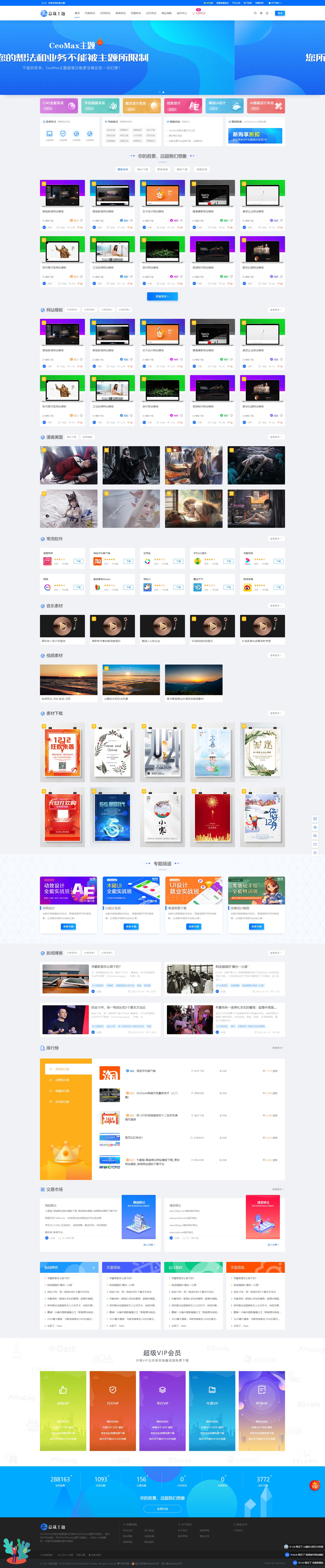 总裁主题CeoMax v3.9.1破解版-WordPress主题+全网首发+站长亲测-酷库源码网