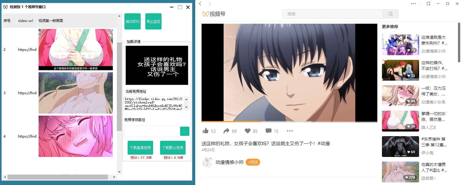 微信视频号嗅探下载器v1.2-酷库源码网