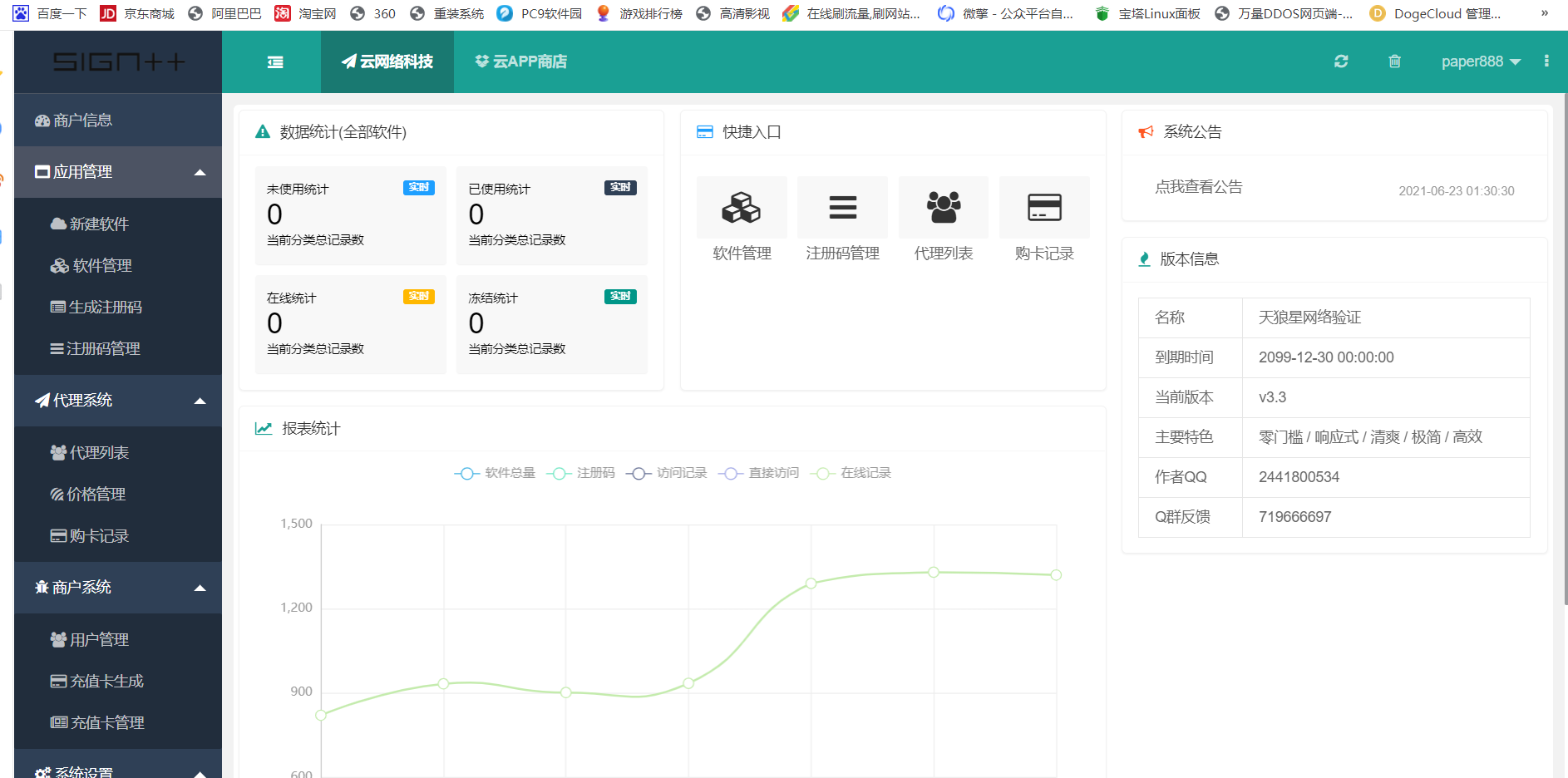 图片[2]-【站长亲测】全网首发/天狼星网络验证源码/官方正版/内附搭建教程-酷库源码网